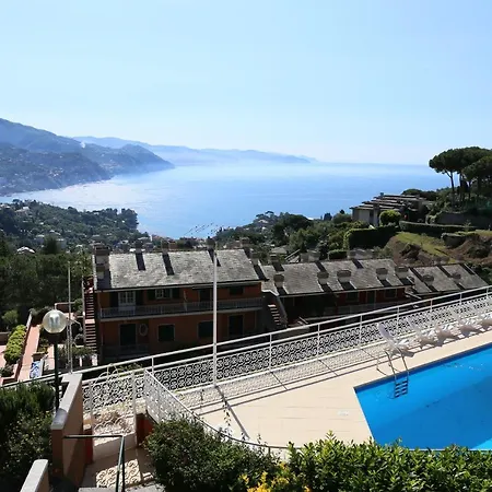Liguria Rapallo Italy Intero Appartamento Con Terrazza Vista Mare In Residence Con 2 Piscine E Campo Da Tennis A Disposizione Διαμέρισμα Ραπάλο