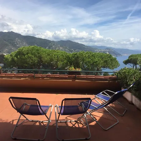 Liguria Rapallo Italy Intero Appartamento Con Terrazza Vista Mare In Residence Con 2 Piscine E Campo Da Tennis A Disposizione Apartamento